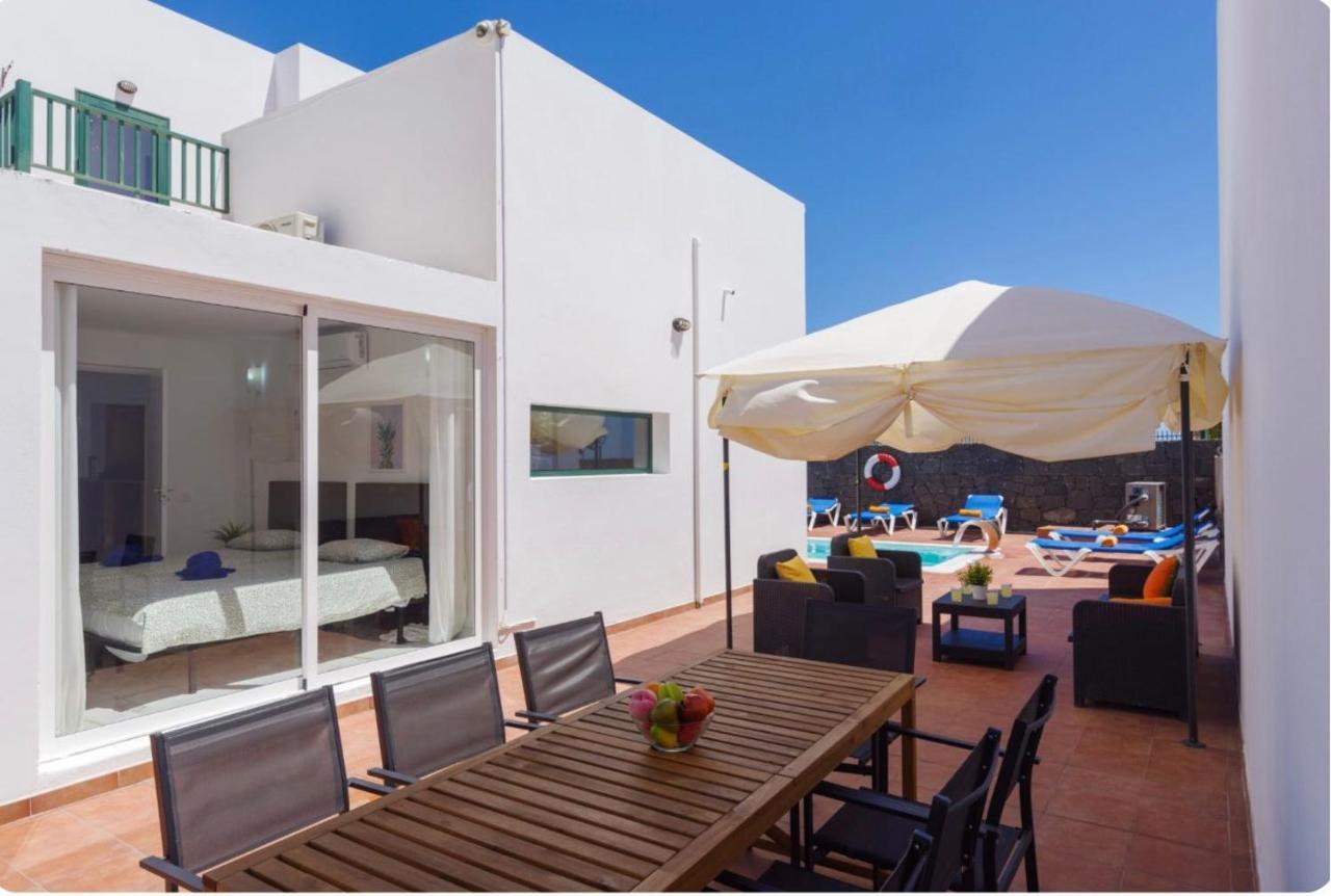 Spacious Private Villa & Private Heated Pool - Villa Sunshine Costa Teguise Eksteriør billede